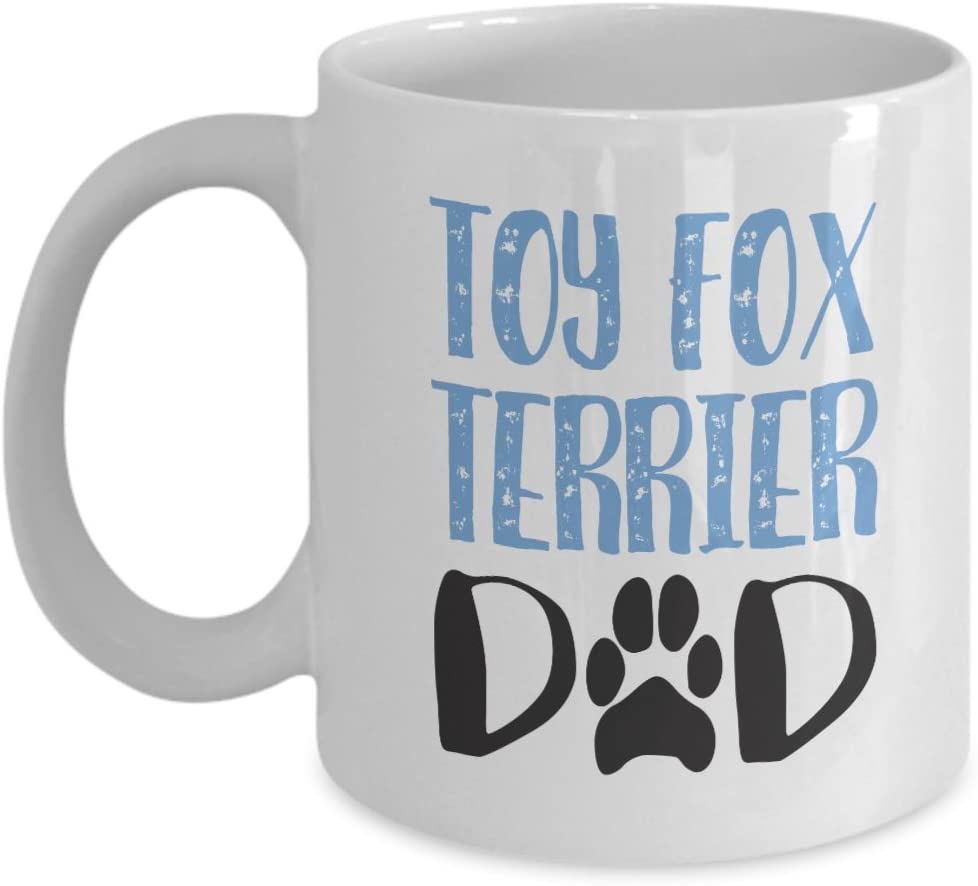 Toy Fox Terrier Dad Coffee Mug – Toy Fox Terrier Lover – Gift For Christmas – Cute Coffee Mug – Dog Dad