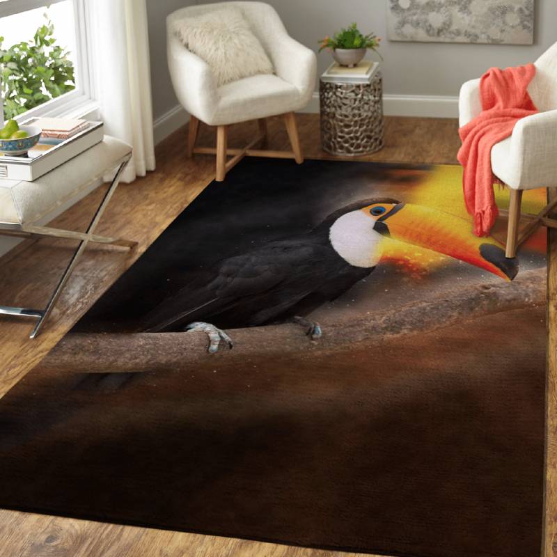 Toucan – Animal Portrait Area Rug Carpet