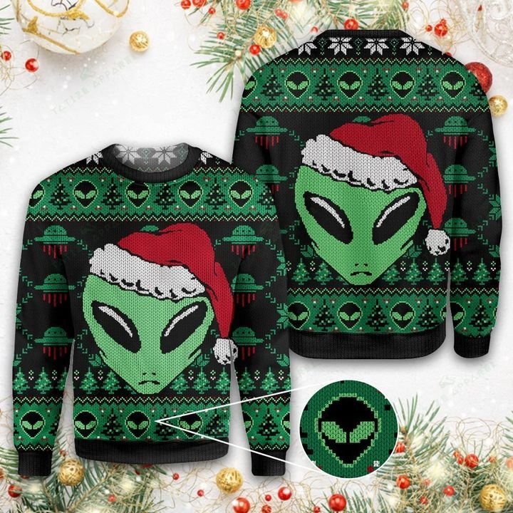 Aliens Ugly Christmas Sweater Christmas Ugly Sweater