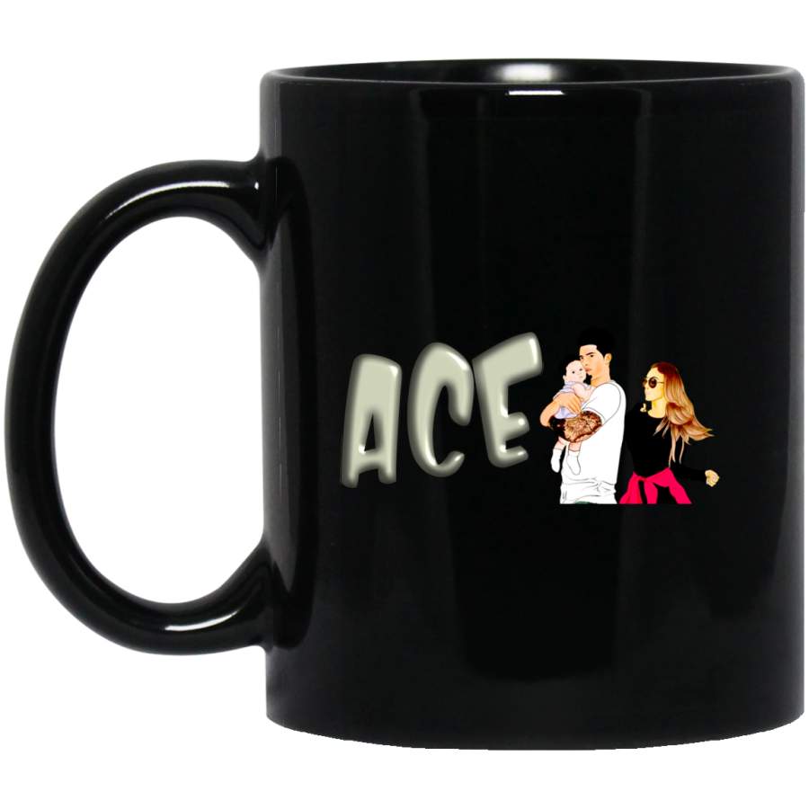 ACE Family Same Popular Black Mug