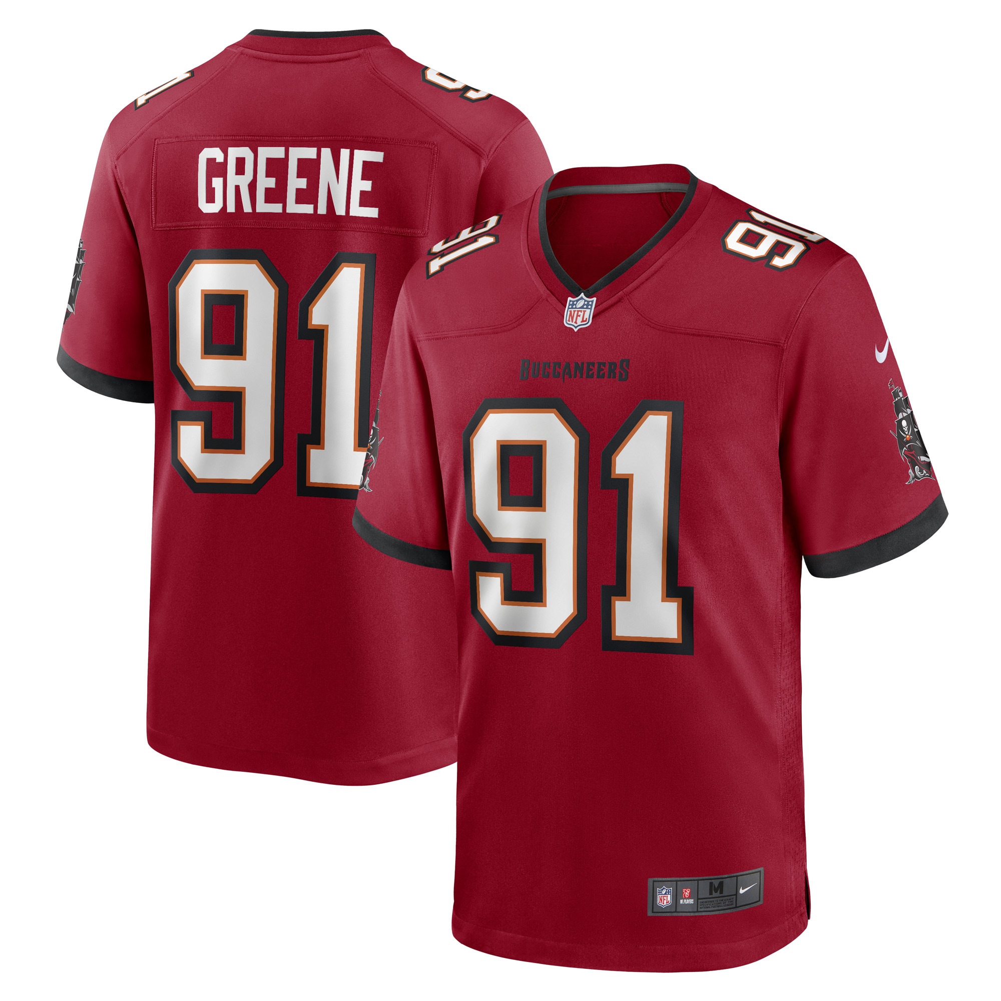 Mike Greene Tampa Bay Buccaneers Game Player Jersey – Red