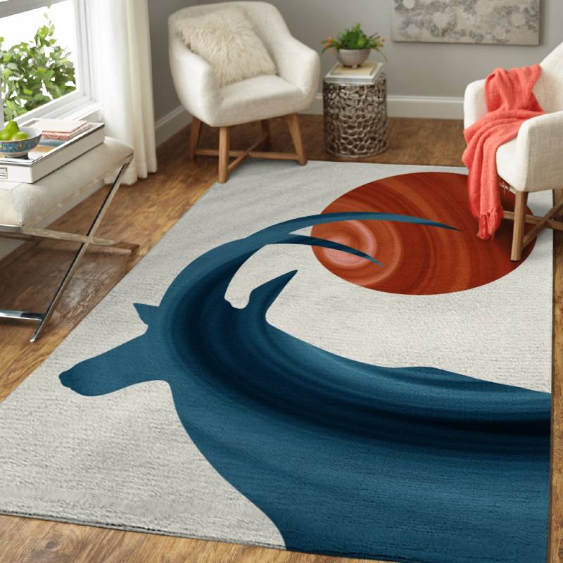 Sable Antelope – Animals Area Rug Carpet