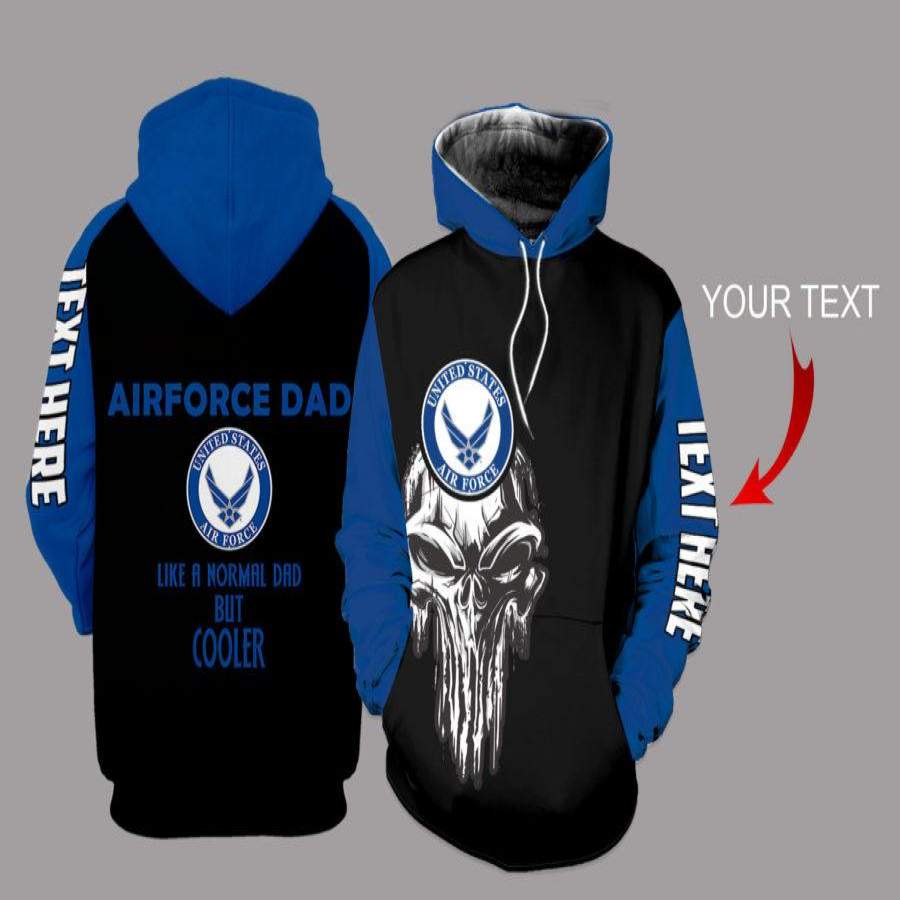 Air-force Dad Personalized US Unisex Size Hoodie