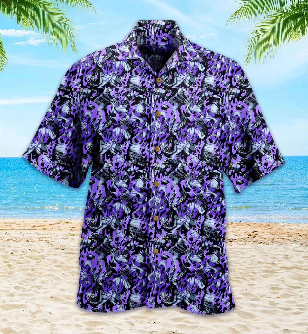 Purple Zebra Hawaii Shirt 30 Ha97462