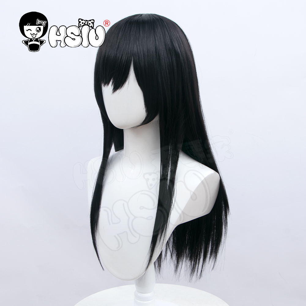 Sun Jing Qiutong wig Comics SQ start with your name Cosplay wig HSIU Brand Light yellow/black Long hair+Free wig cap alx