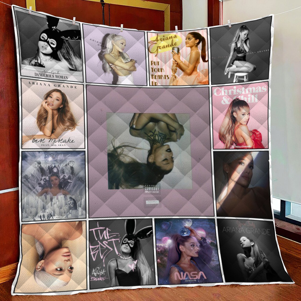 Ariana Grande Fleece Blanket Quilt Blanket