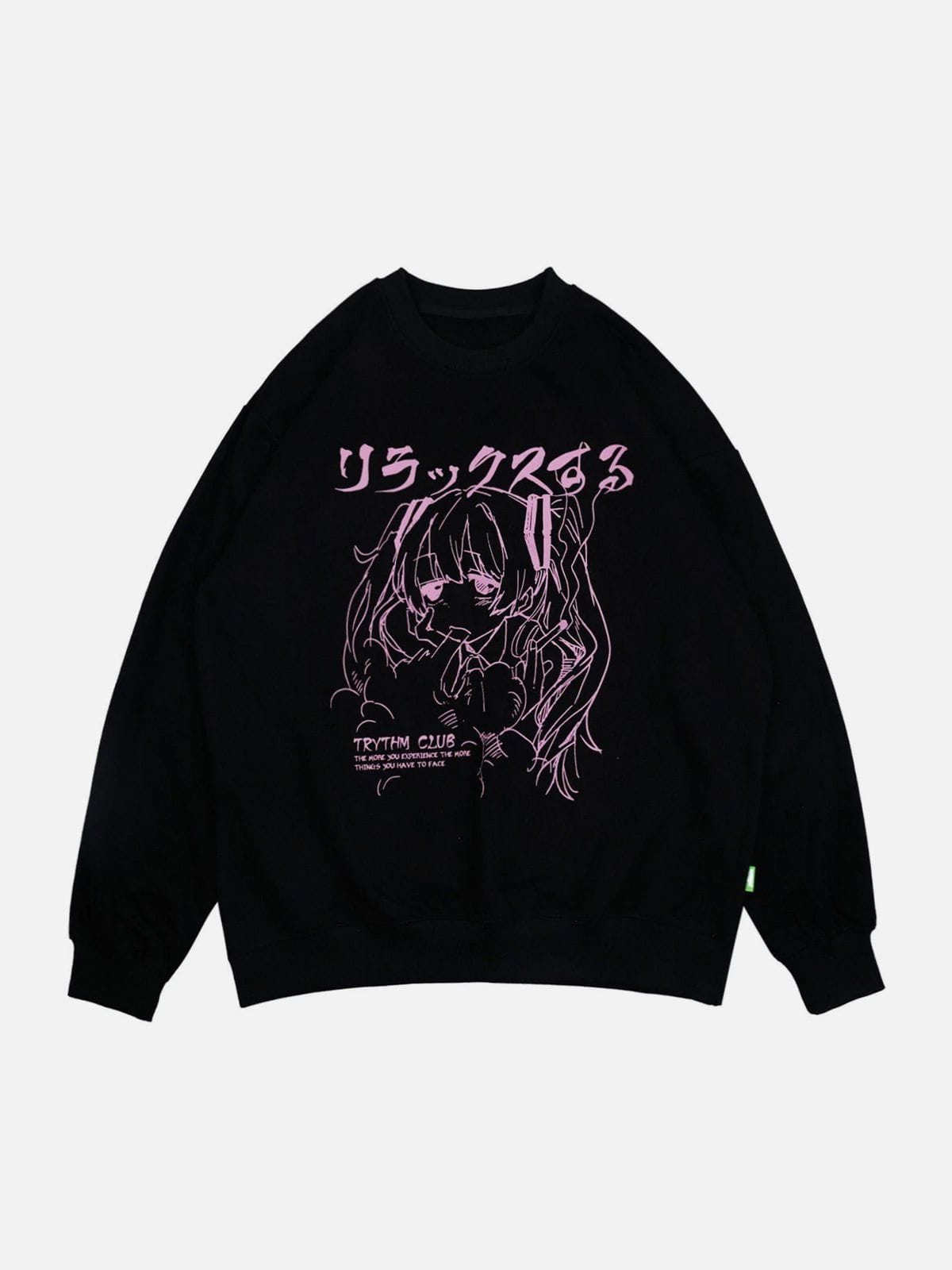 Talishko™ – Japanese Cartoon Anime Girl Print Sweatshirt