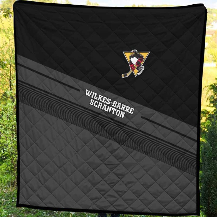 Wilkes Barre Scranton Penguins Classic But Amazing In Gray Personalized Custom 3D Full Print Blanket