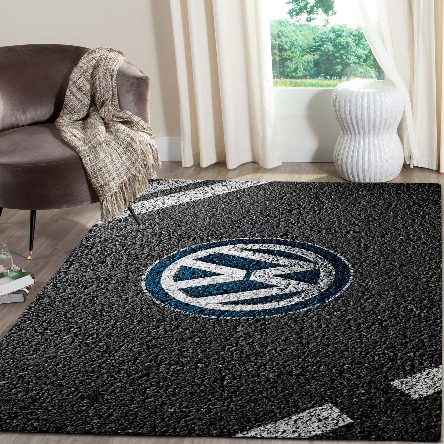 Volkswagen Logo SuperCars Area Rugs Living Room Carpet FN181247 Local Brands Floor Decor