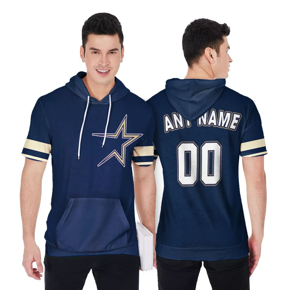 Personalized Houston Astros 00 Anyname 1997 Throwback Players Navy Jersey Inspired Style Gift For Houston Astros Fans Short Sleeve Hoodie