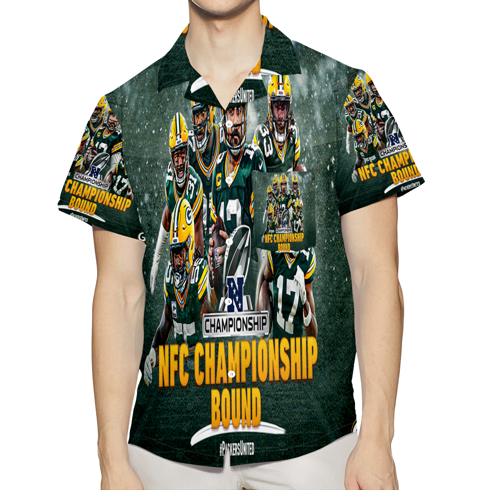 Green Bay Packers Player Team V12 3D All Over Print Summer Beach Hawaiian Shirt With Pocket