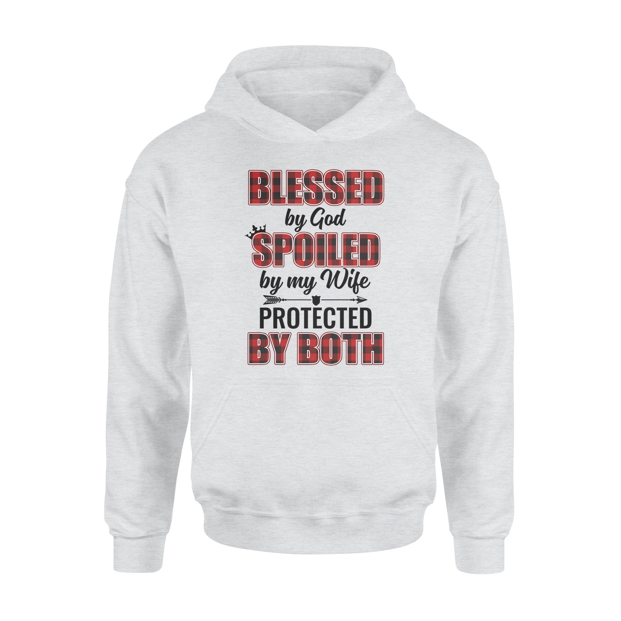 Blessed By God Spolied By My Wife – Premium Hoodie