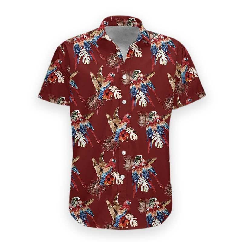 Parrot Aloha Hawaii Shirt Colorful Short Sleeve Summer Beach Casual For Men And Women Ha44922