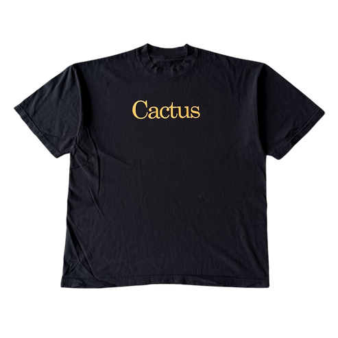 Cactus Text Tee Shirt Outfit  For Men  For Women