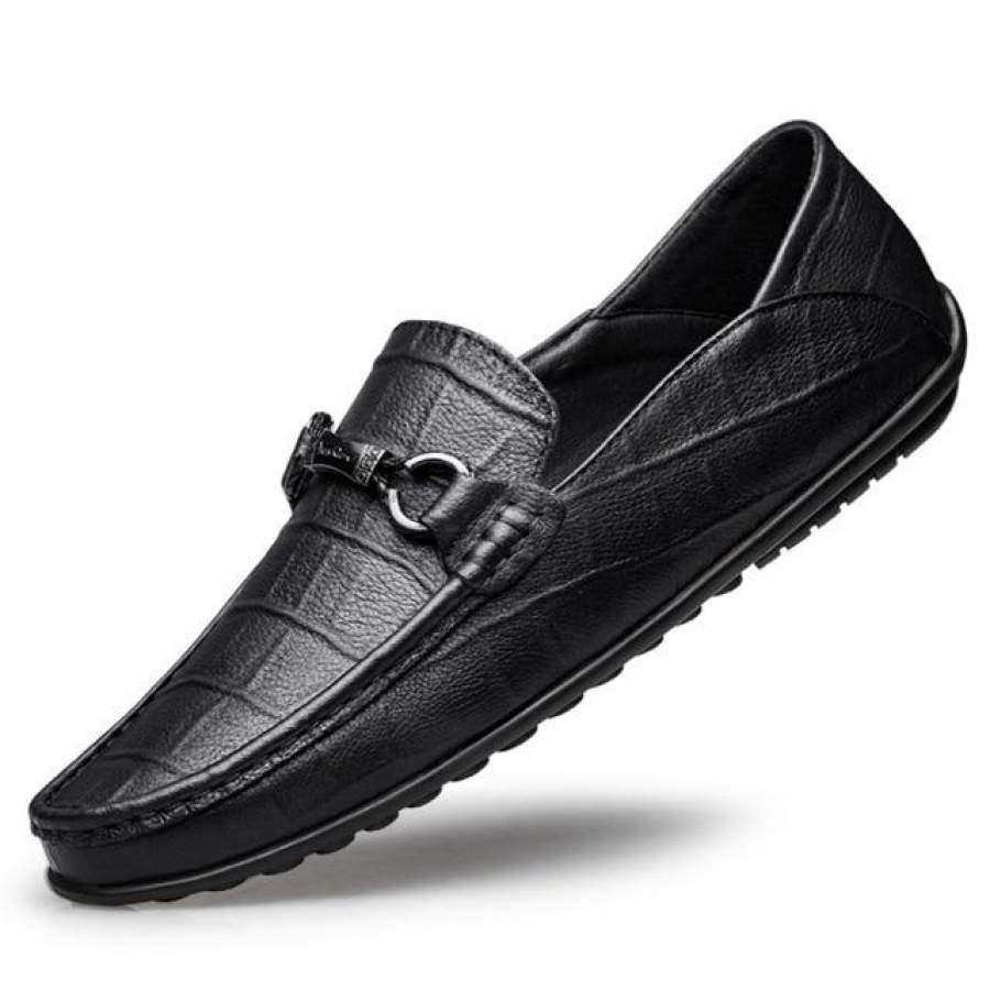 Men Loafers Shoes Luxury Genuine Leather Casual Sneakers Male Fashion Boat Footwear Soft Dress Party Shoes