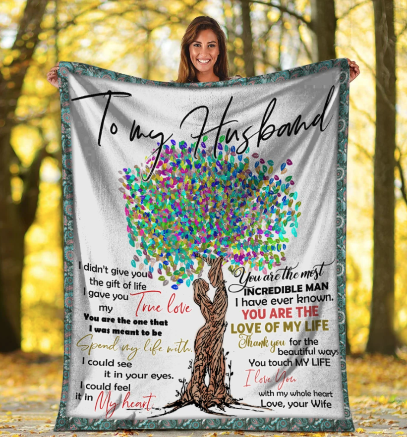 To My Husband, You Are The Love Of My Life Fleece Blanket For Valentine’S Day, Gift For Husband Home Decor Bedding Couch Sofa Soft And Comfy Cozy