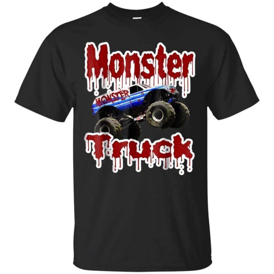 AGR Monster Truck Bloody Racing Crushing And Jump Cars Tshirt Jaq T-shirt