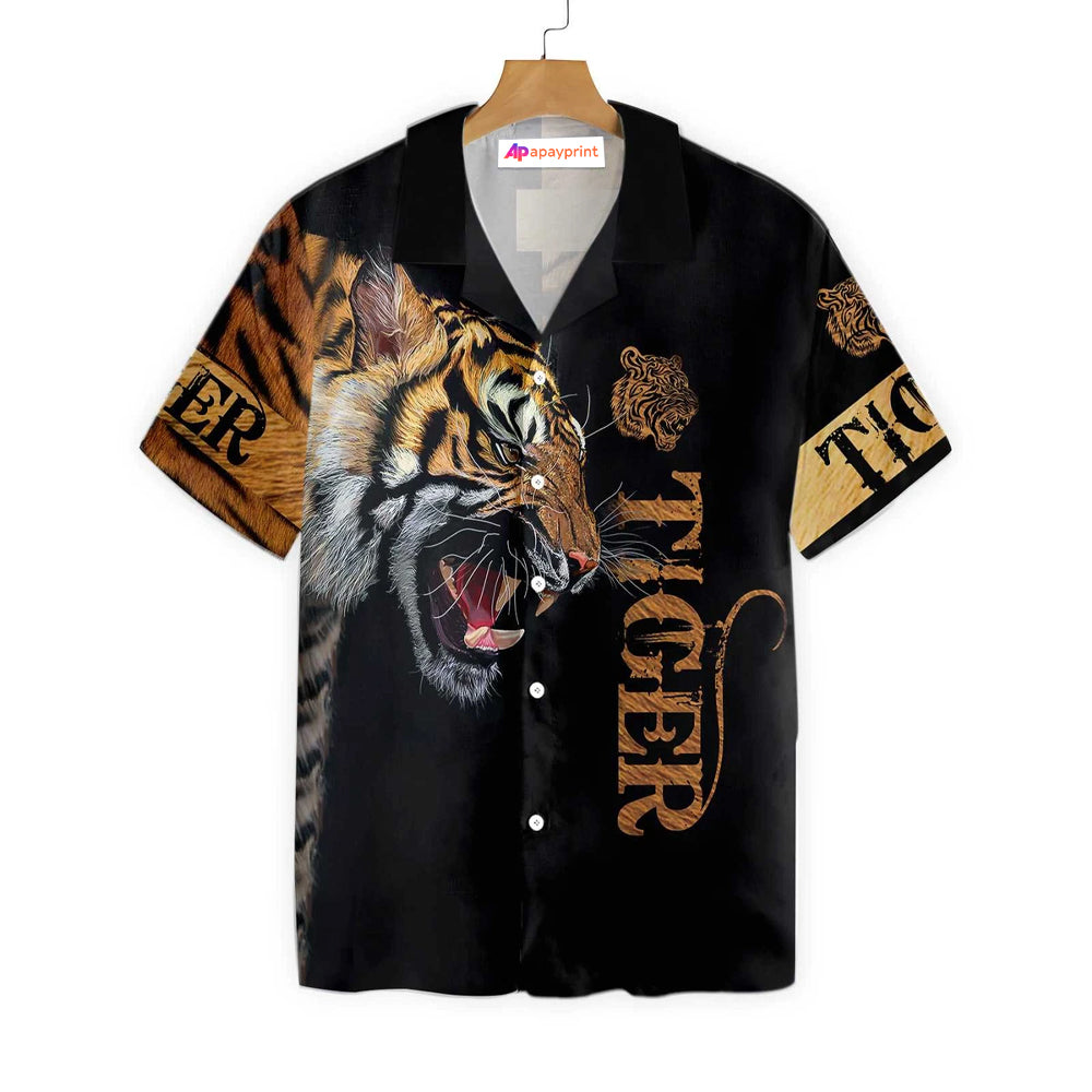 Tiger Skin Hawaiian Shirt