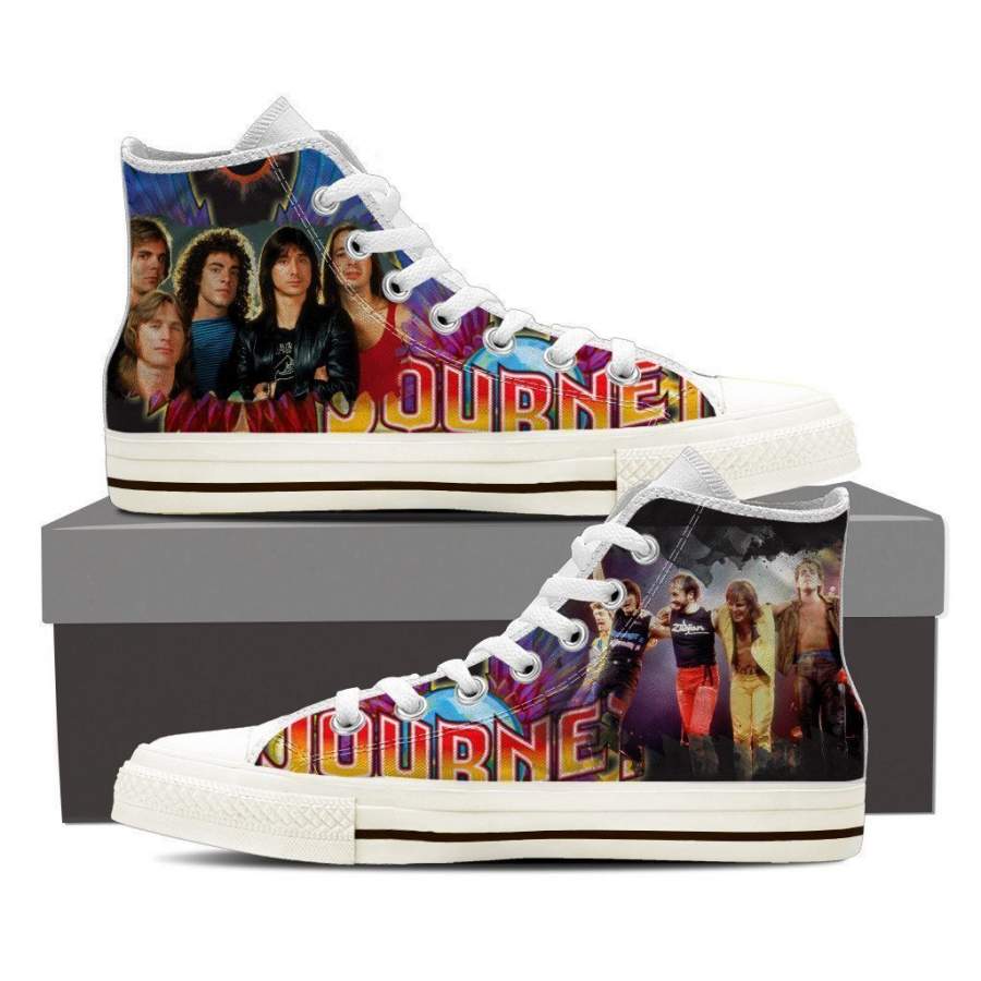 Journey Band Mens High Top Sneakers