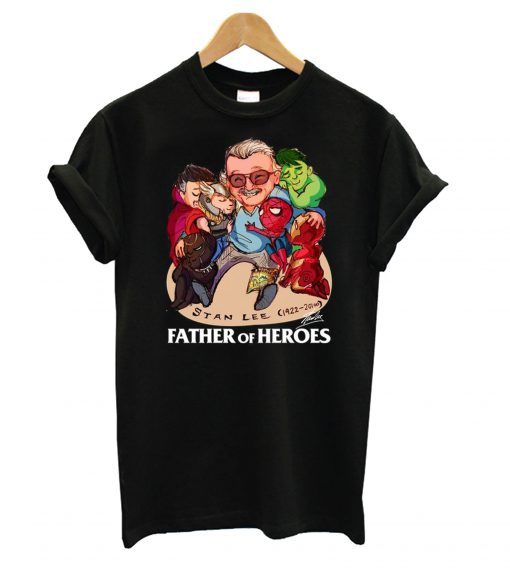 A Father Of Heroes Stan Lee RS T shirt