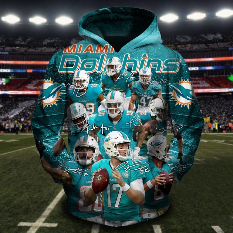 Miami Dolphins 3D Hoodie 05