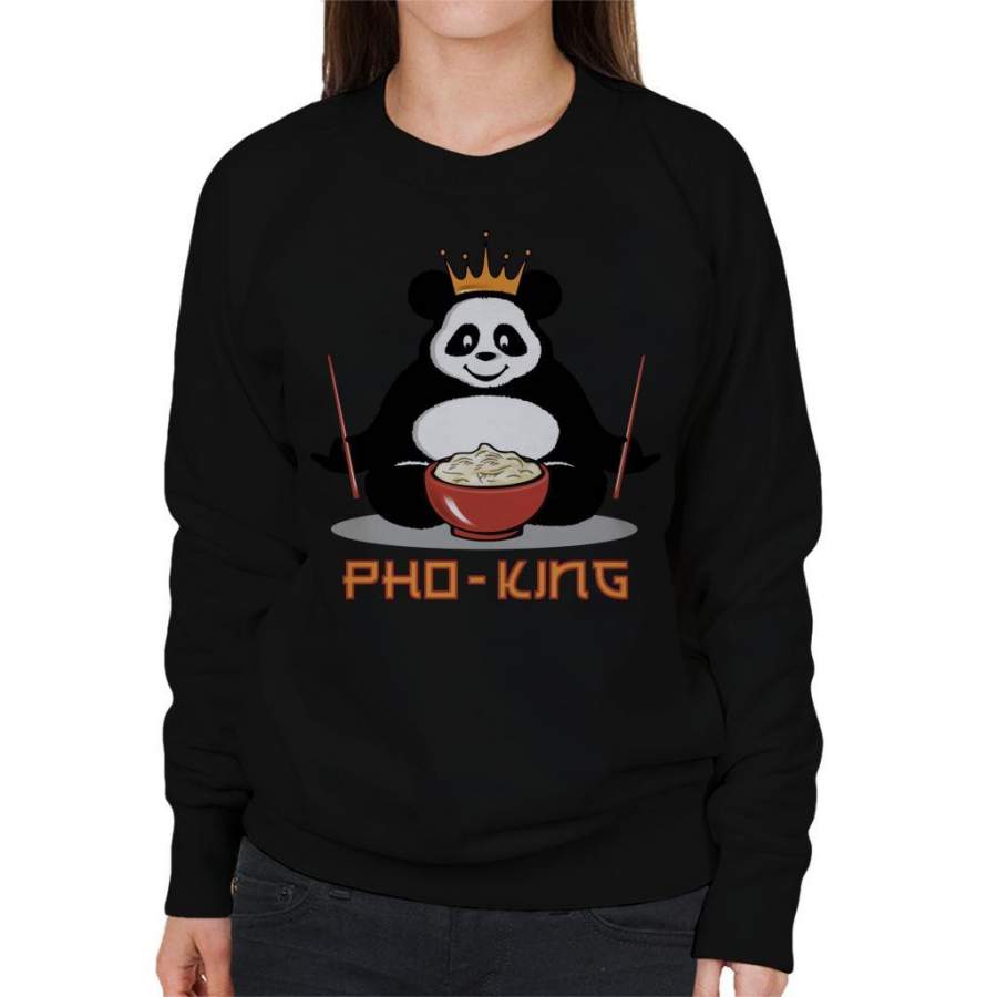 Pho King Panda Women’s Sweatshirt