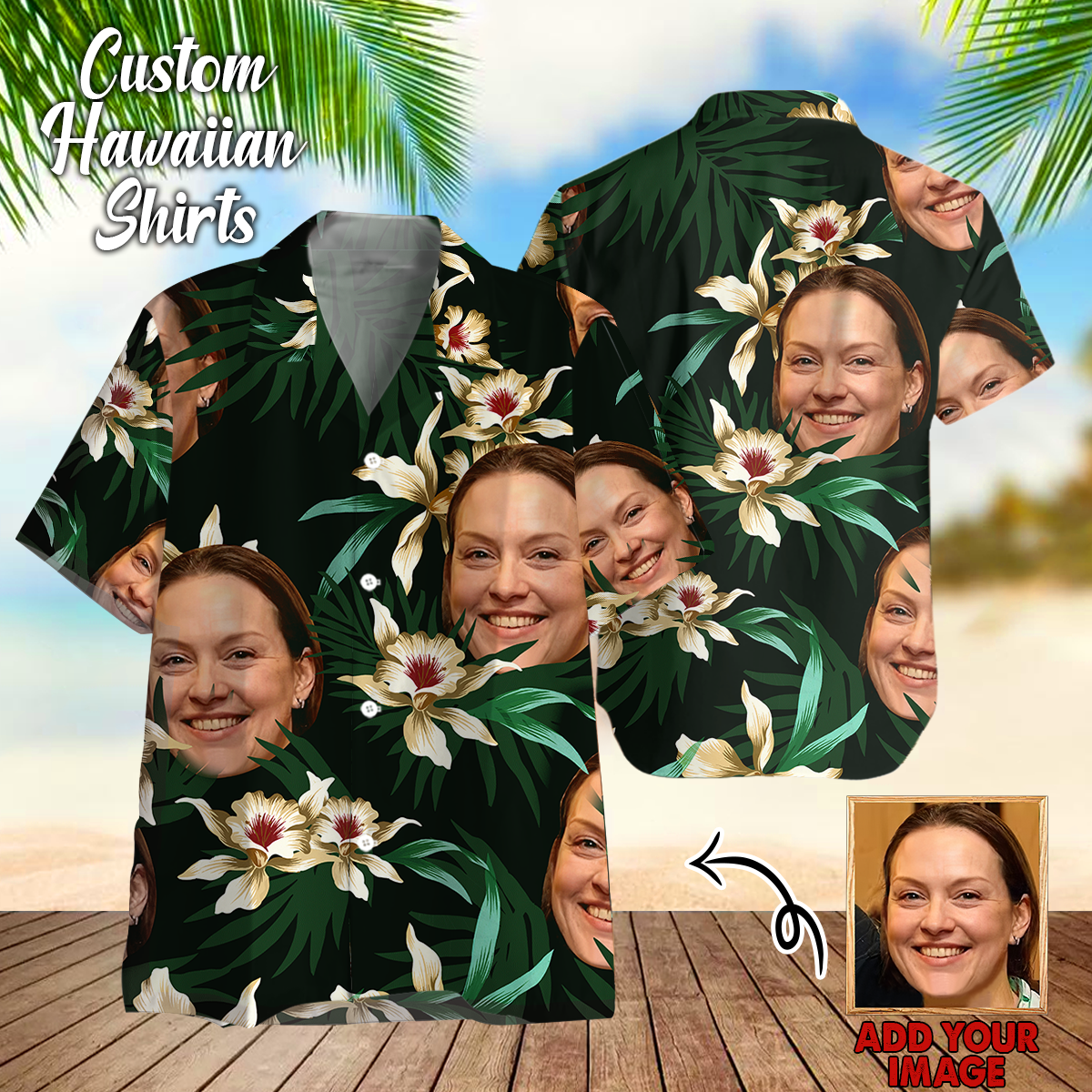 Custom Face Hawaii Shirt Ha97131