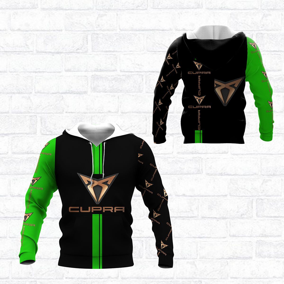 3D All Over Printed Cupra LPH-VA Shirts Ver 3 (Green)