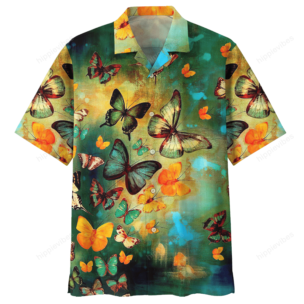 Butterfly Hawaiian Shirt Ha88932