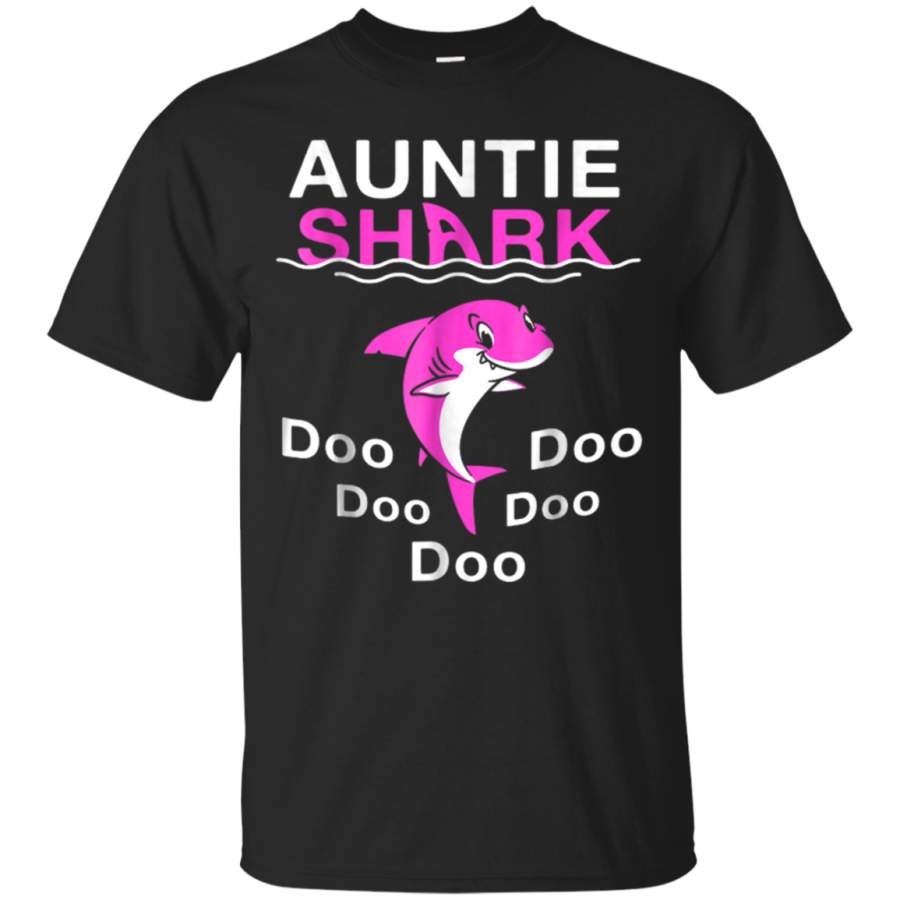 AGR Auntie Shark T Shirt Funny Shirt For Family