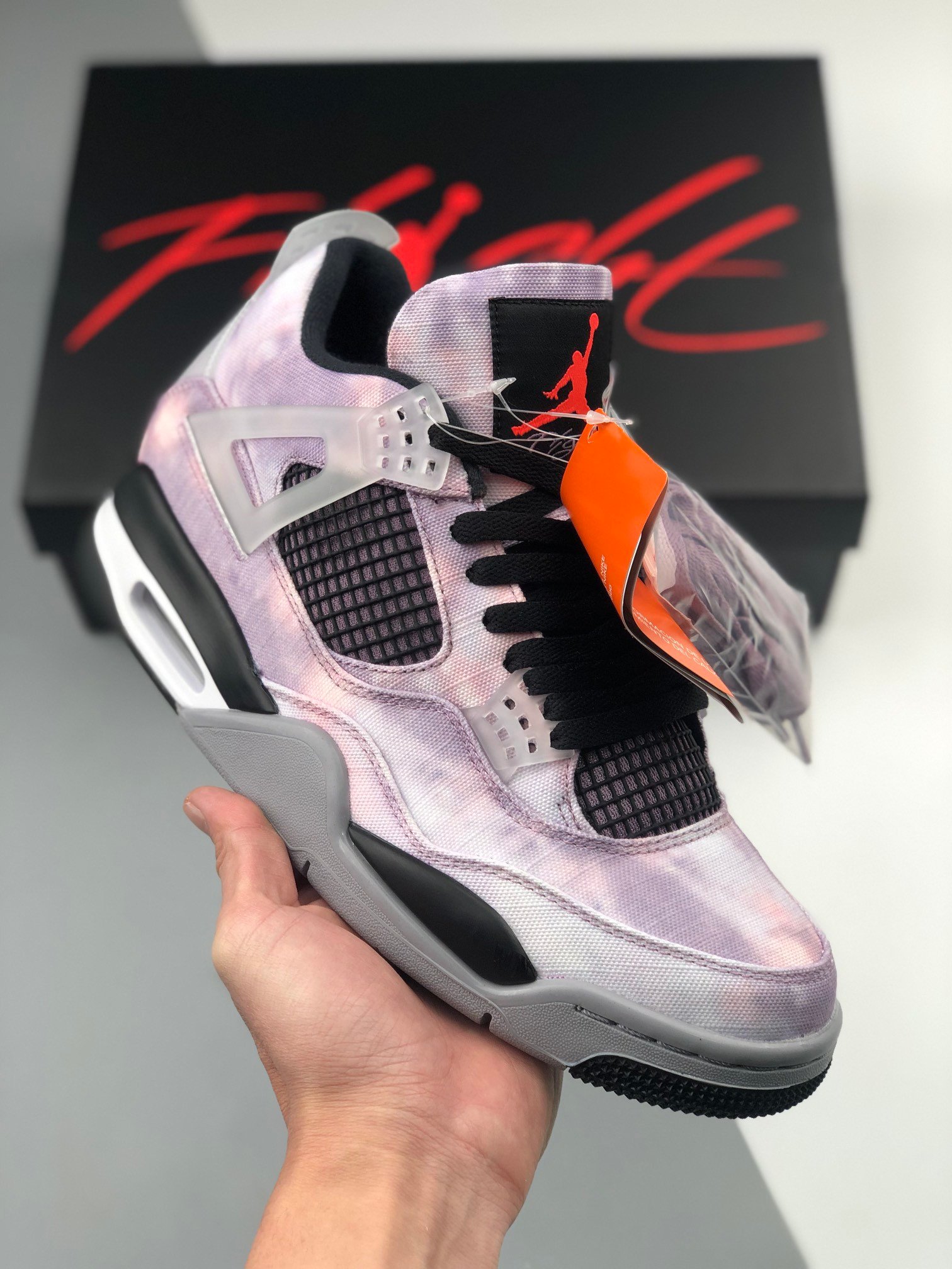 JD 4 Zen Master Amethyst WaveBright CrimsonBlackCement Grey 5341254