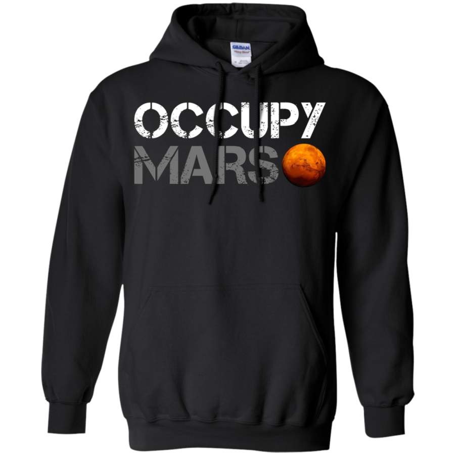 AGR Occupy Mars – Elon Musk Gildan Pullover Hoodie