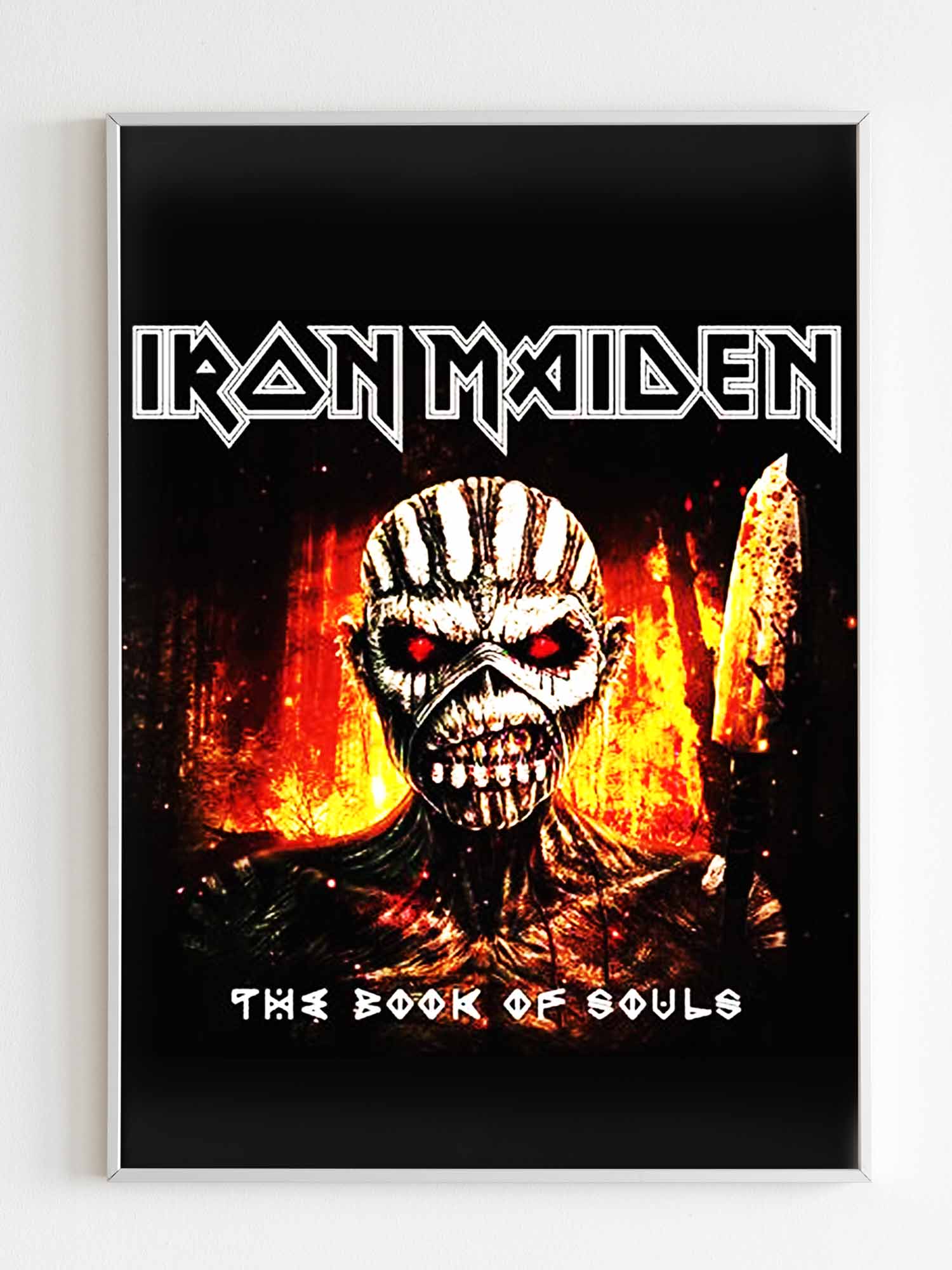 Iron Maiden The Book Od Souls Cover Poster - Readingllc