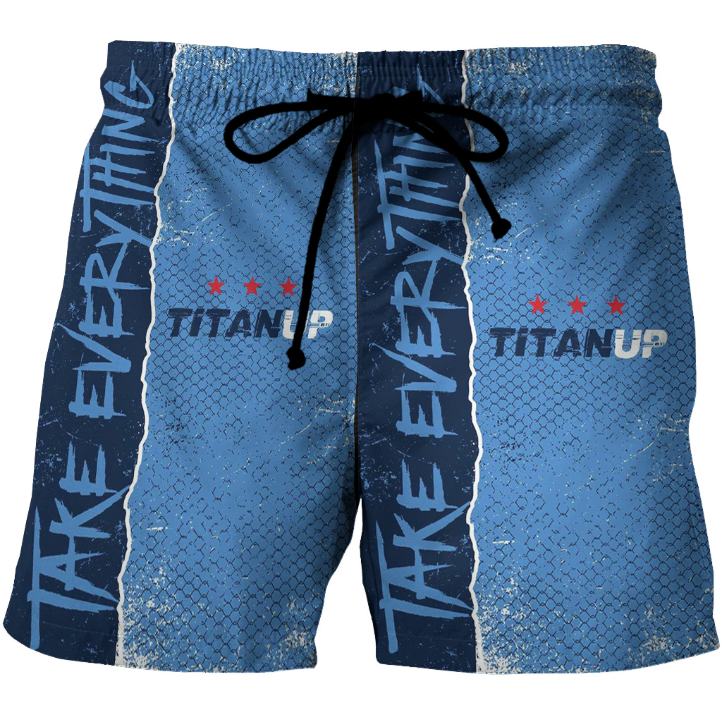 Tennessee Titans Take Everything 3D All Over Print Summer Beach Hawaiian Short