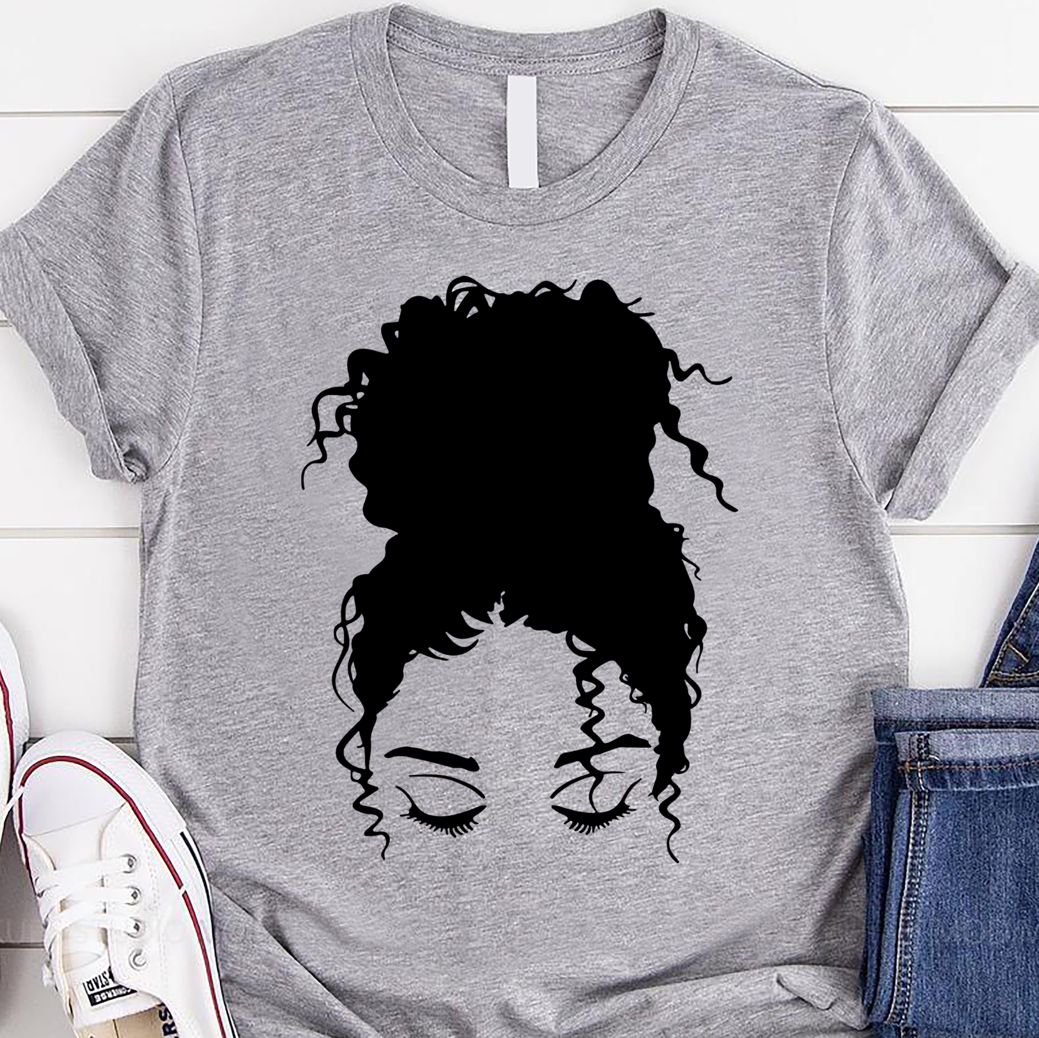 Afro Natural Black Hair Shirt Black Queen Gifts Juneteenth Personalizable – Standard T-Shirt