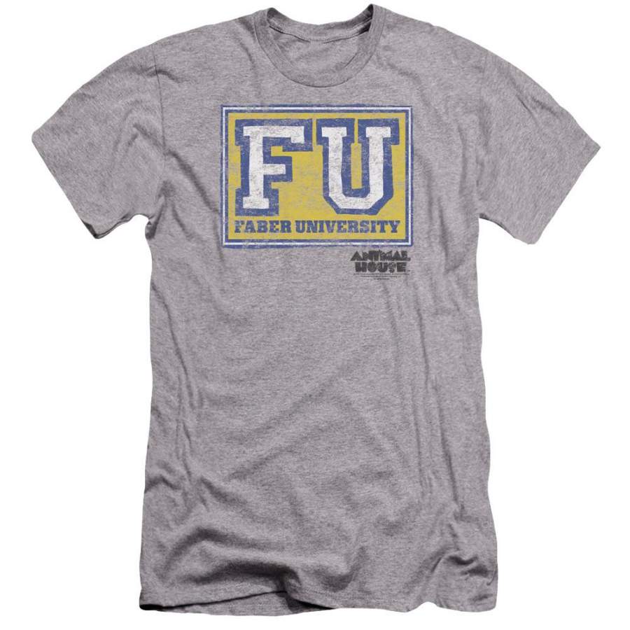 Animal House Faber University Men’s Premium Slim Fit T-Shirt