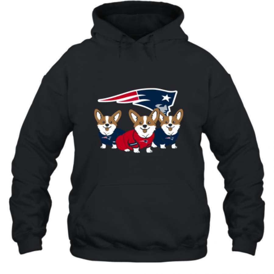 New England Patriots Corgi shirt Hoodie