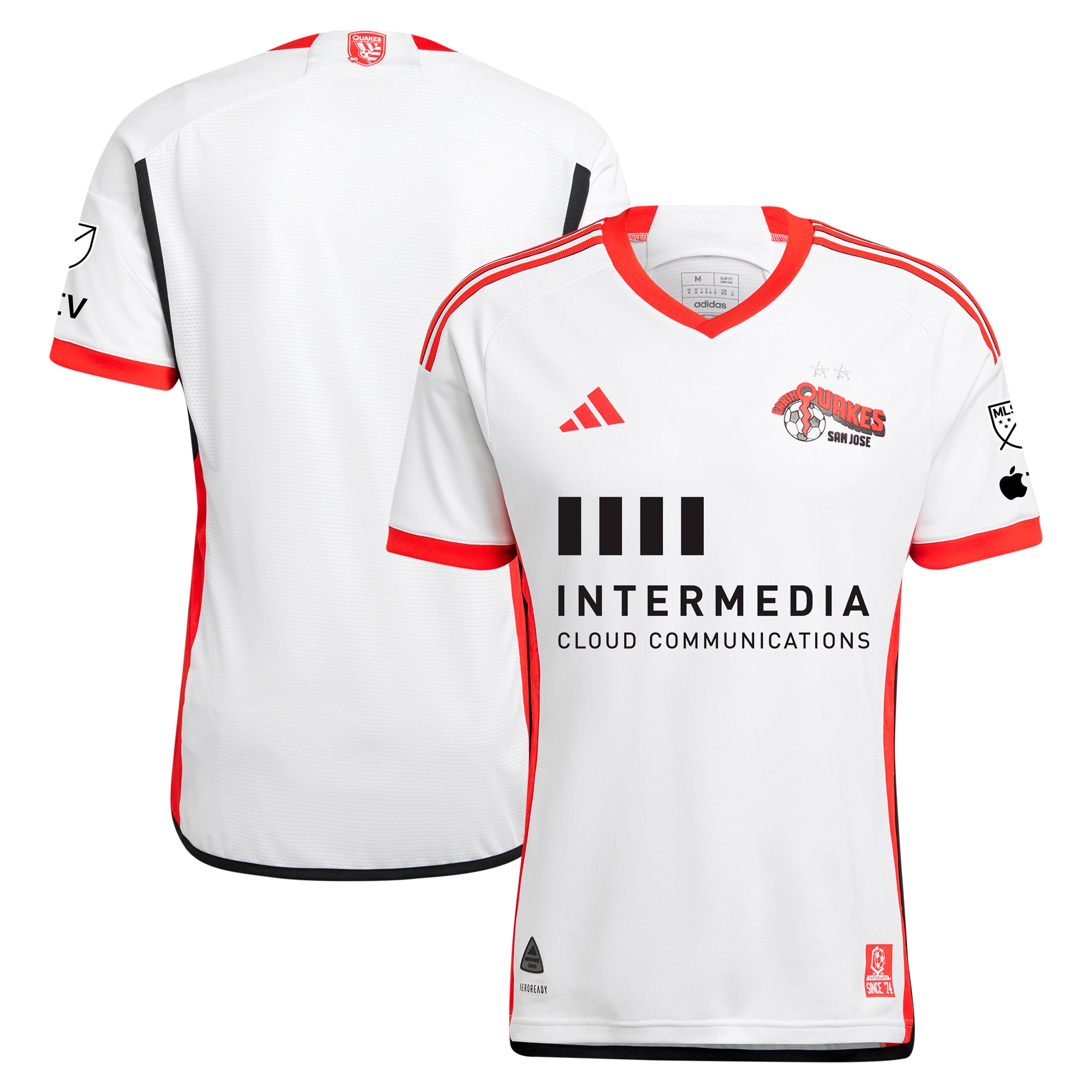 San Jose Earthquakes 2024 The 50 Kit Authentic Jersey – White