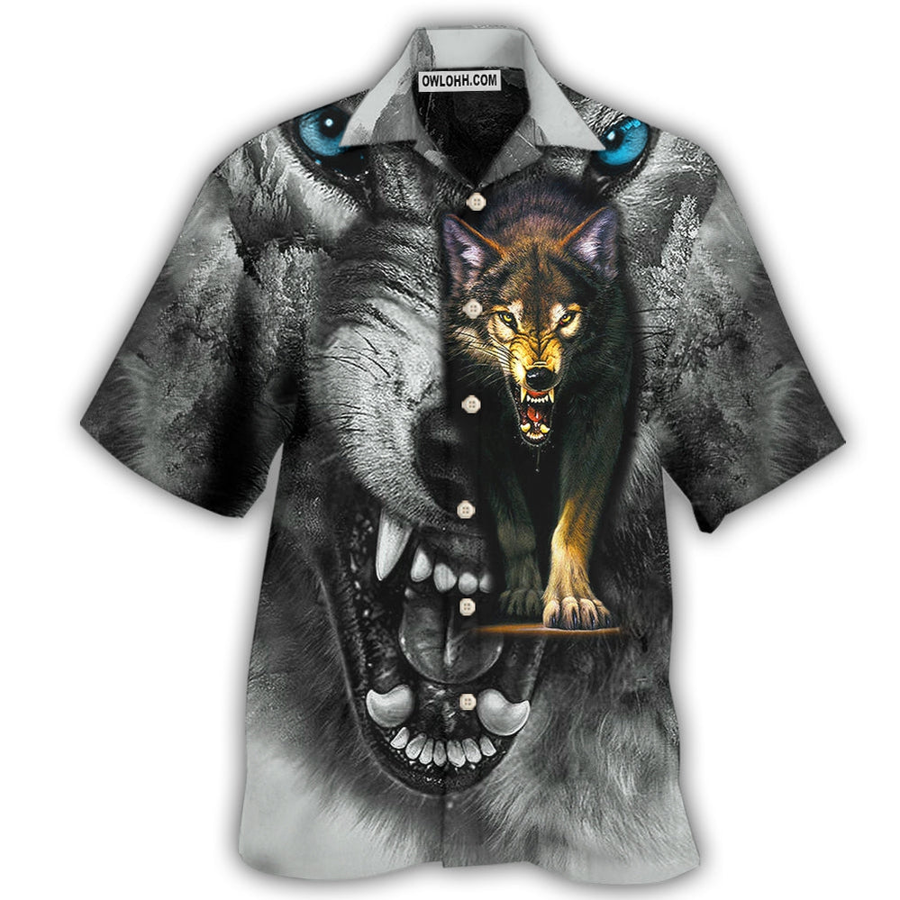 Wolf Quitting Is Not – Hawaiian Shirt  – Owl Ohh