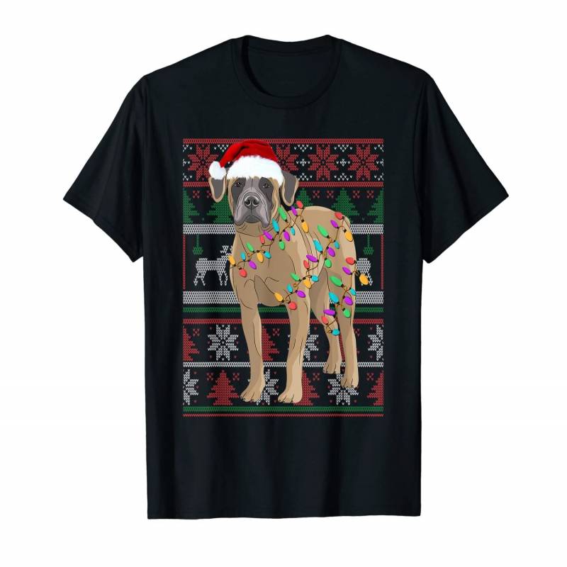 Boerboel Ugly Sweater Christmas Gifts T-shirt