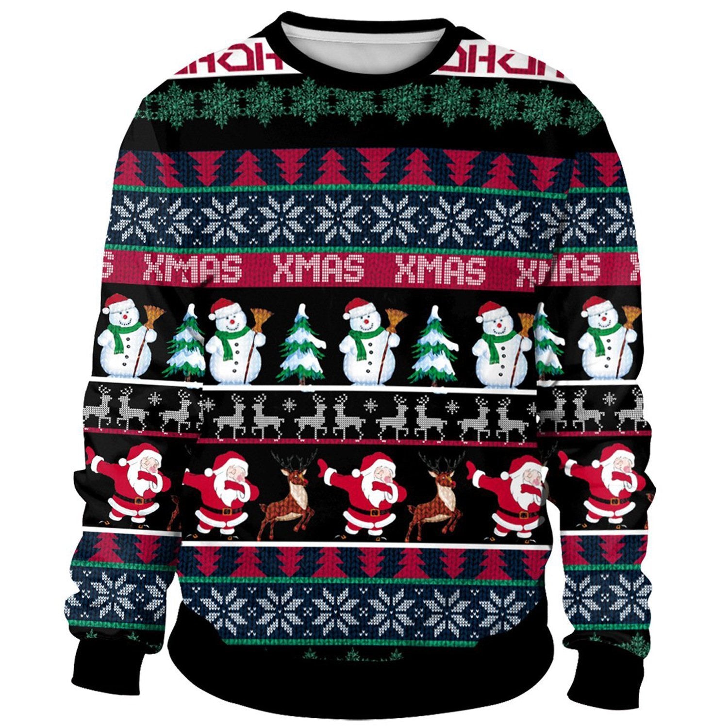 Xmas Snowman Ugly Christmas Sweater | For Men & Women | Adult | Us6224