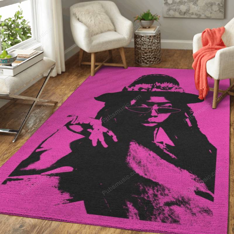 Woman Posing on Seat – African Pop Art Rug Mats – Carpet