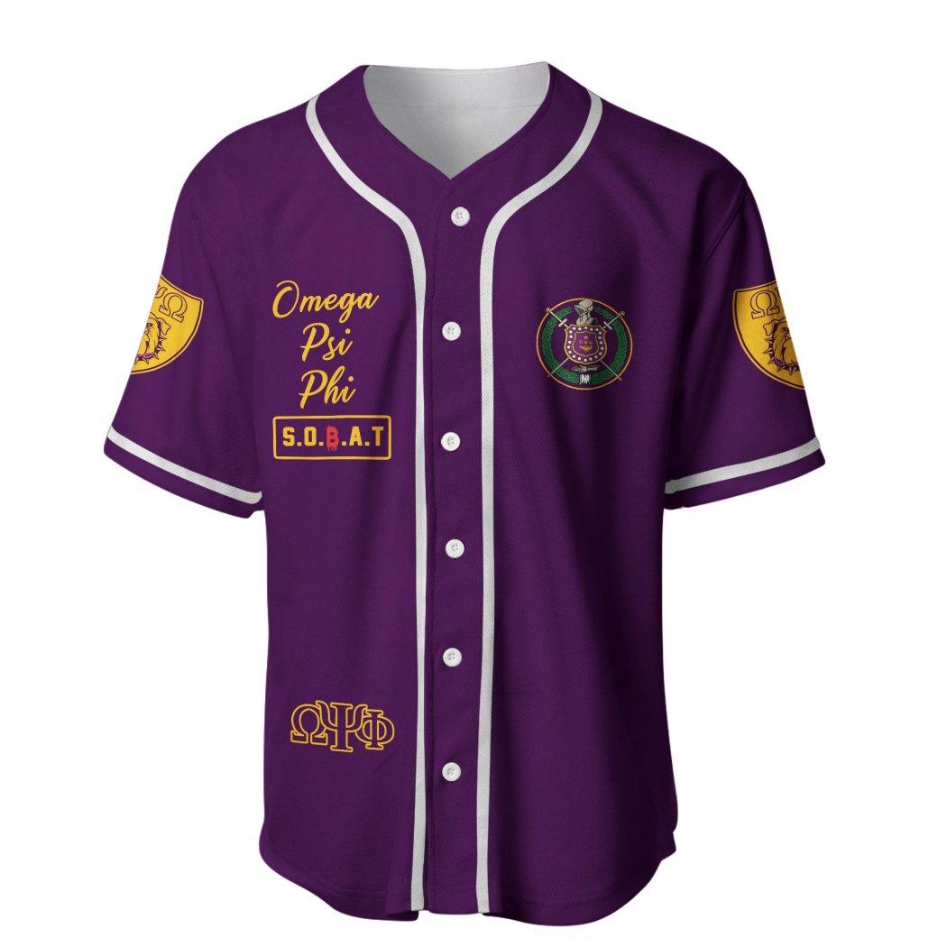 Omega Psi Phi Baseball Shirt And Short All Over Print