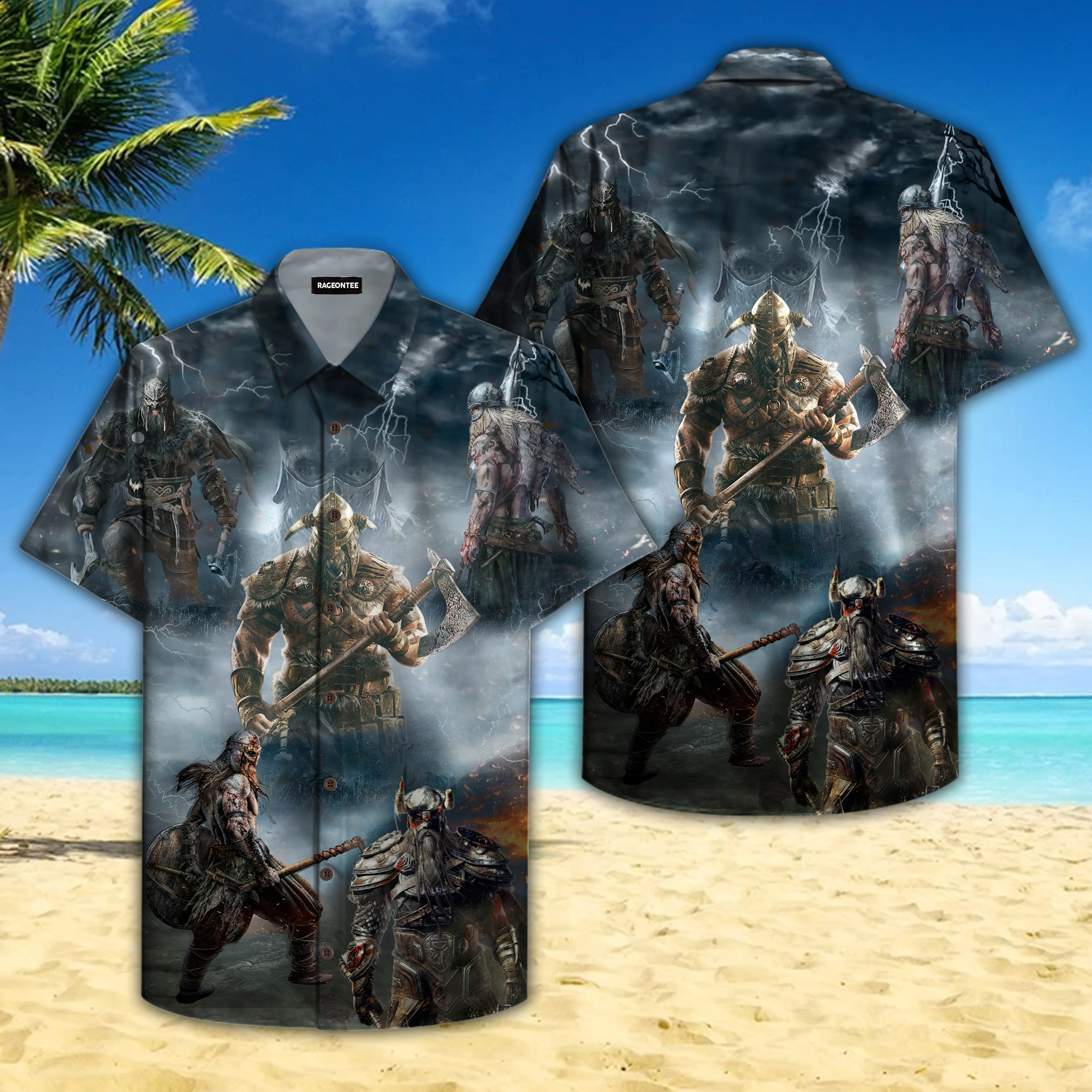 Viking Combatant Legend Hawaii Shirt Unisex Adult Ha22013