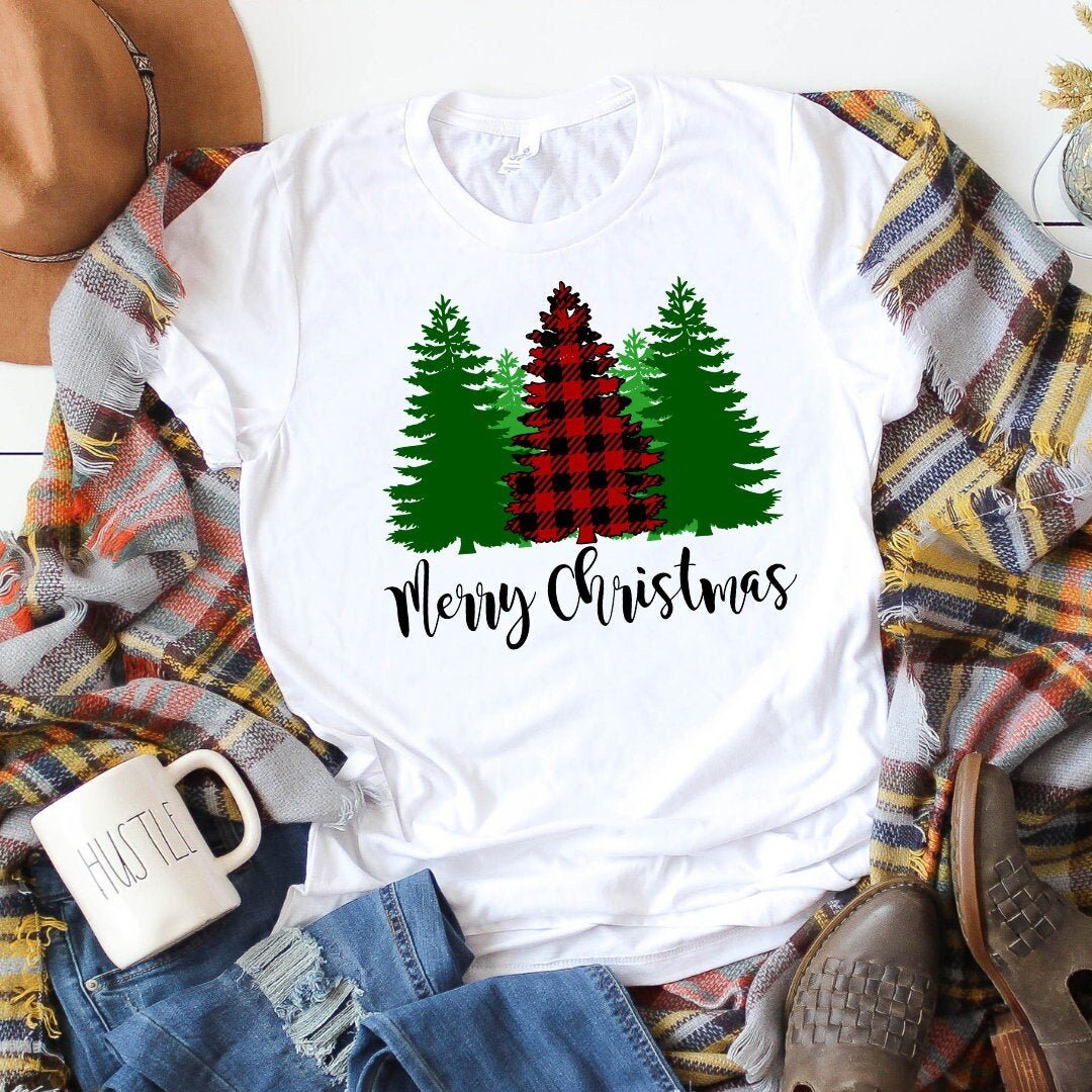 Merry Christmas Shirt, Christmas Shirt, Christmas T-Shirt, Holiday Shirt, Christmas Gift Ideas, Christmas Tree Shirt T-Shirt Hoodie All Color Size S-5Xl Hoodie Fashion