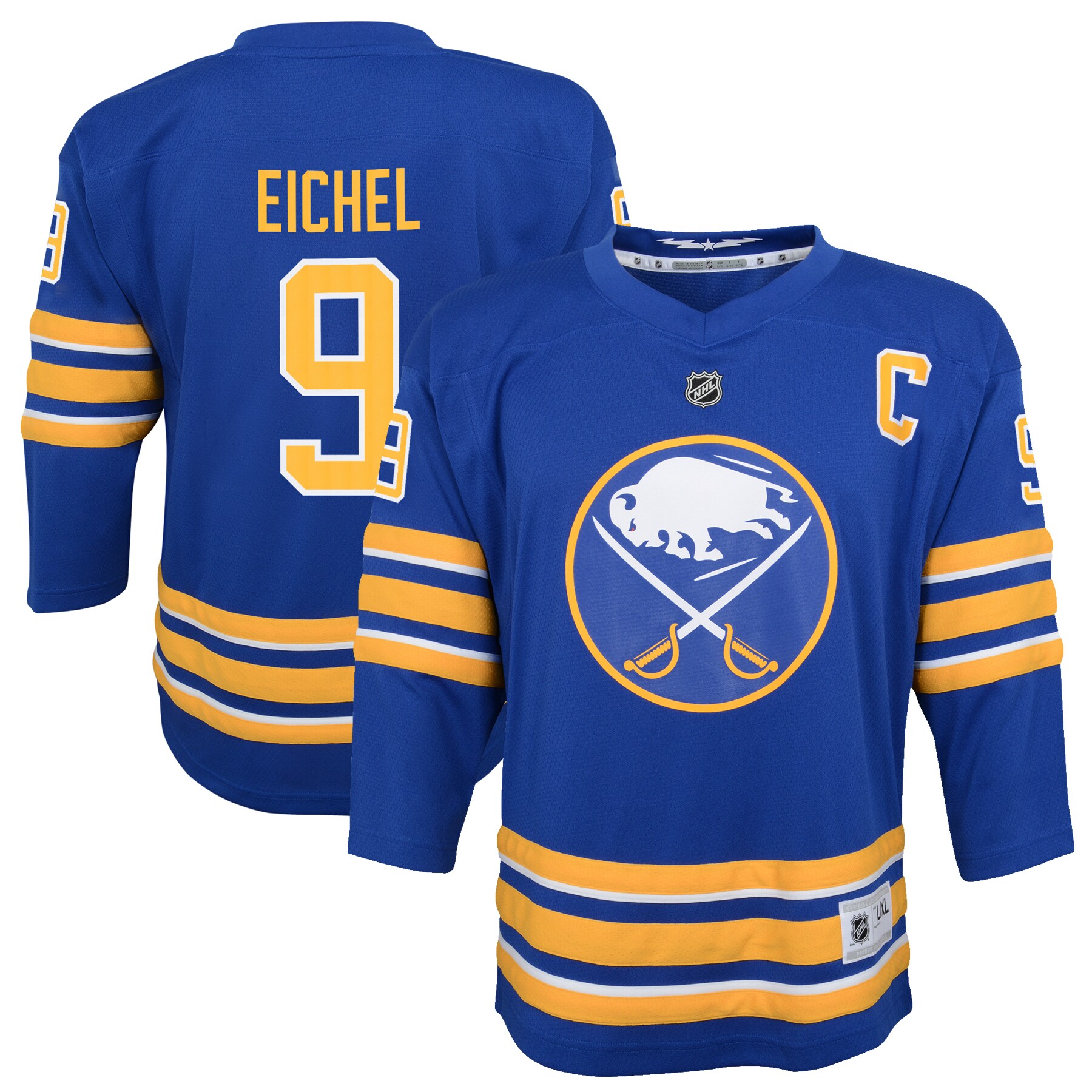 Youth Buffalo Sabres Jack Eichel Royal Home Player Jersey