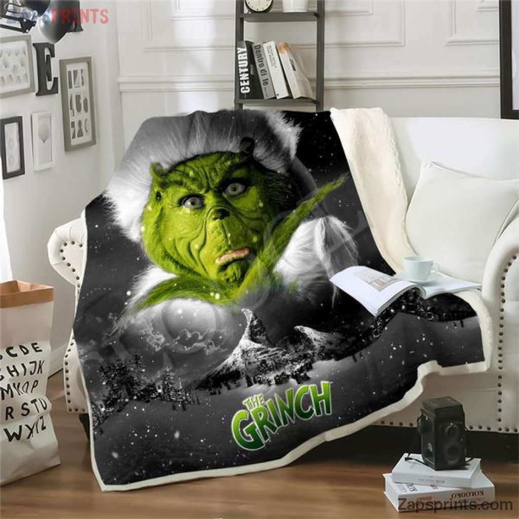 How The Grinch Stole Christmas V3 Blanket