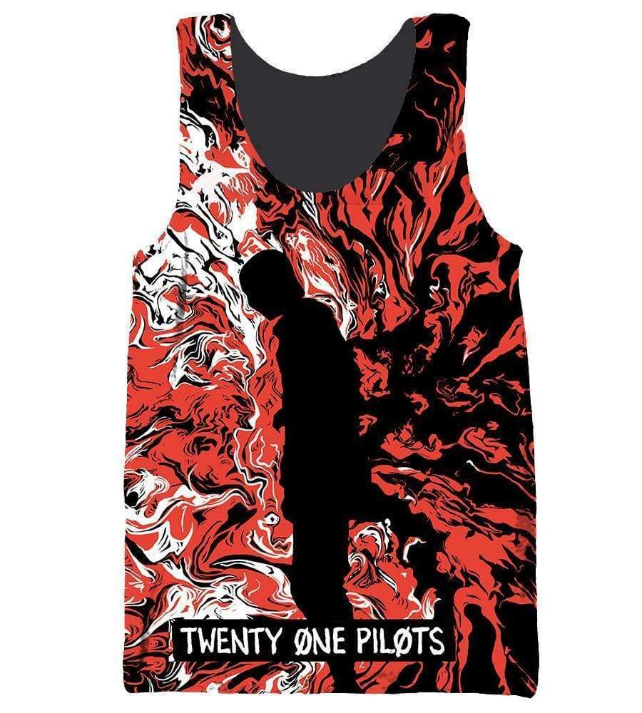 Twenty One Pilots Hoodies – Pullover Red Hoodie