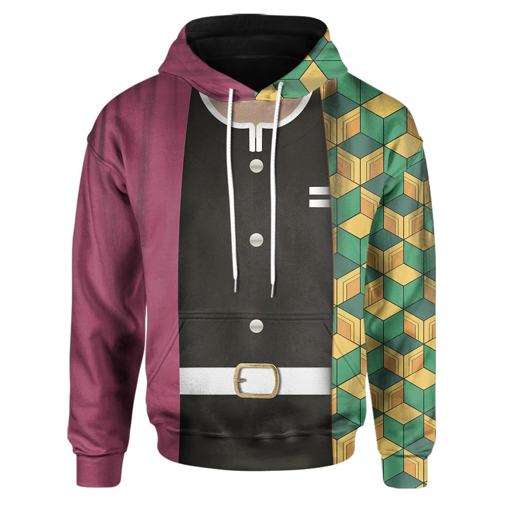 3D Anime Kimetsu No Yaiba Giyuu Custom Hoodie