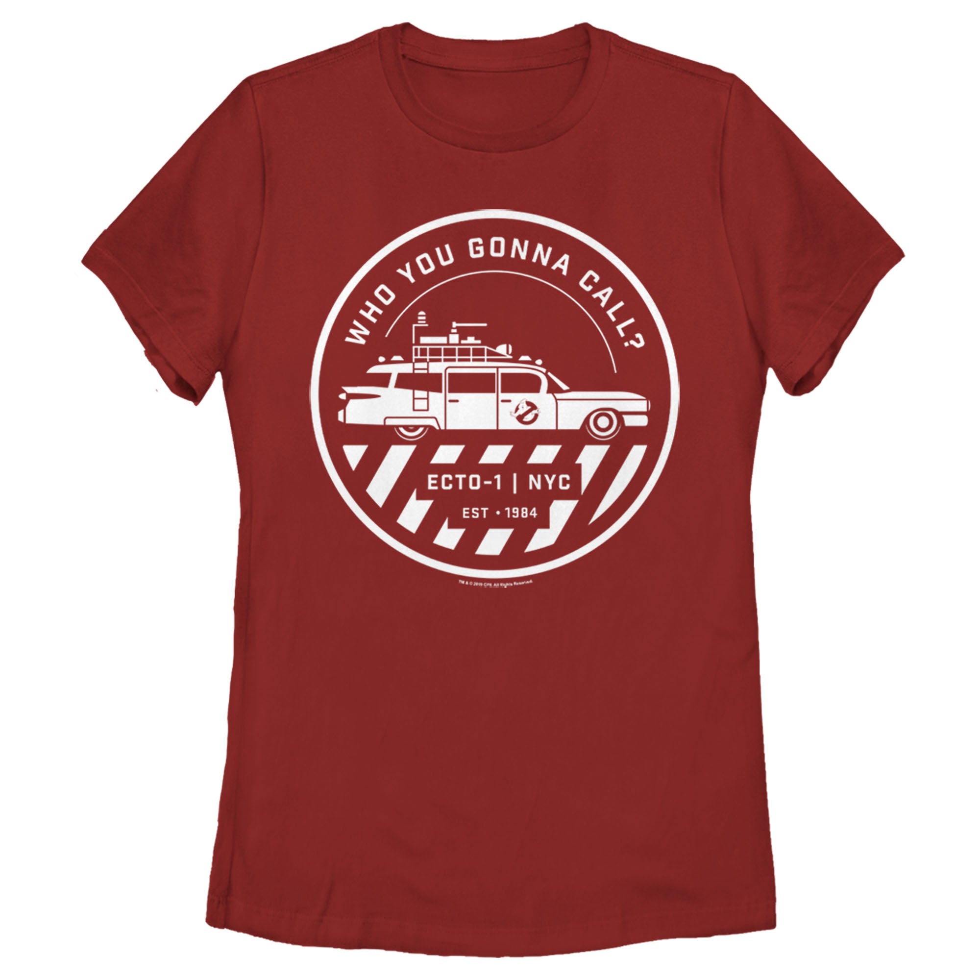 Women’S Ghostbusters Ecto-1 Wagon Logo T-Shirt